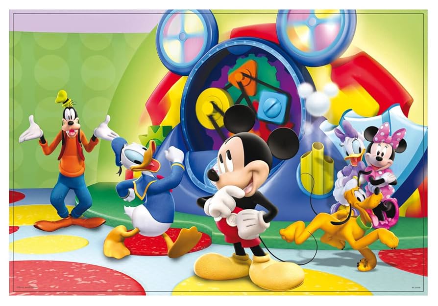 Amazon.com: Disney 47895 Puzzle Df Plus Mickey, Size-50 x 35
